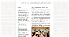 Desktop Screenshot of graffitiworkshop.de